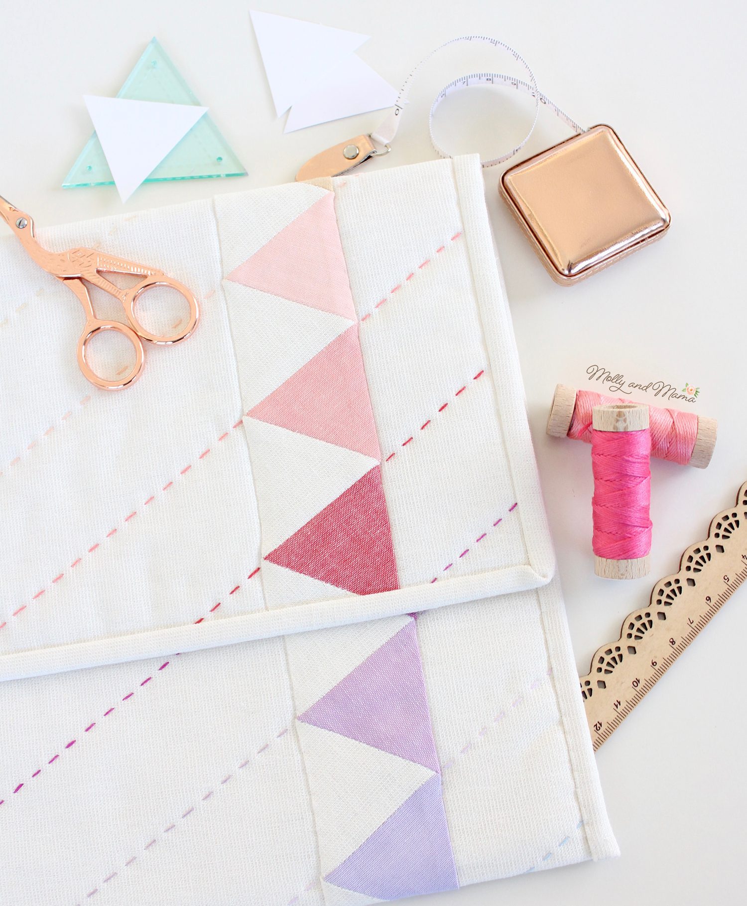 On Point Pouch for Make Modern Magazine