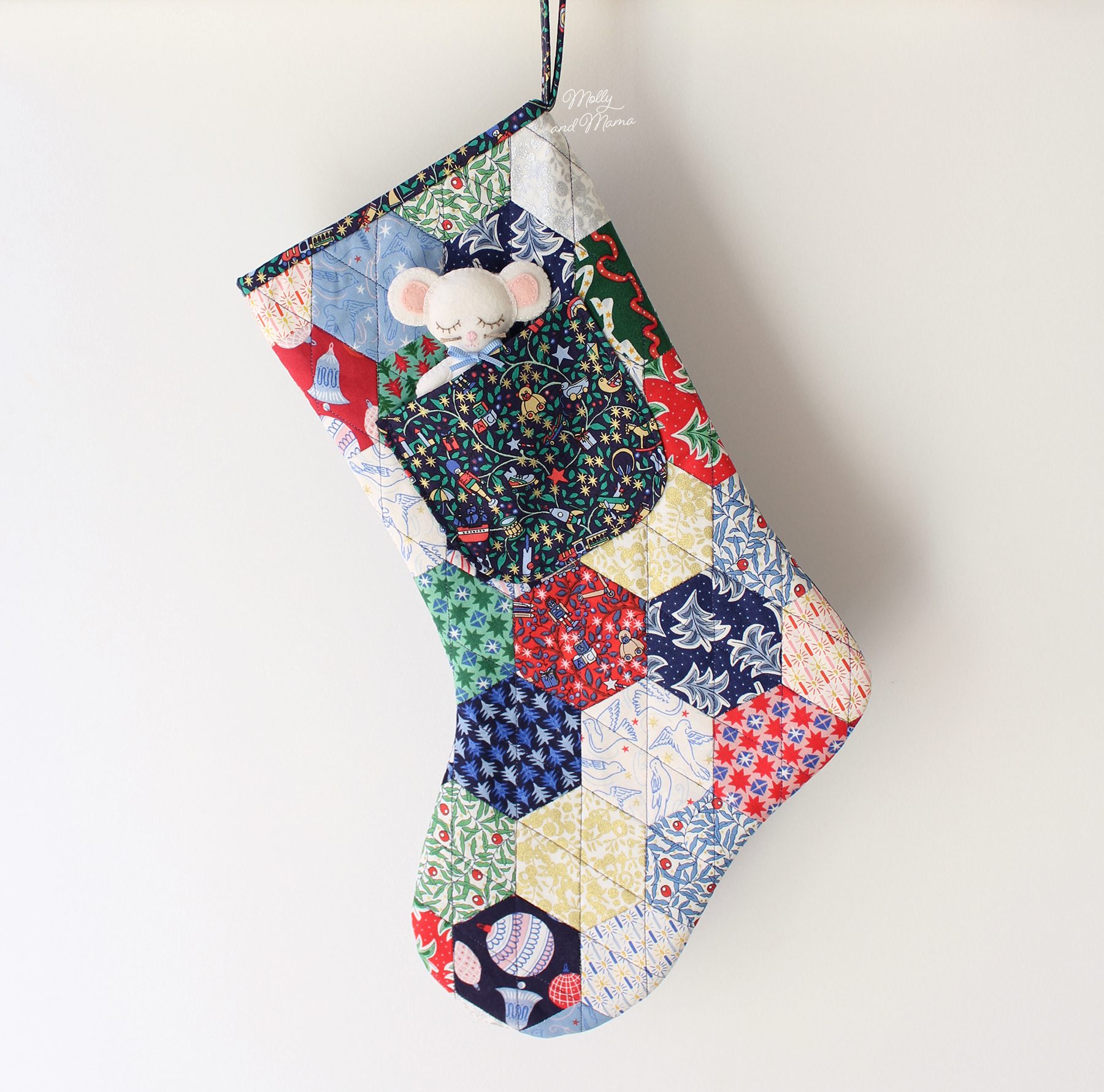 A Merry And Bright Christmas Stocking And A New Sew Along