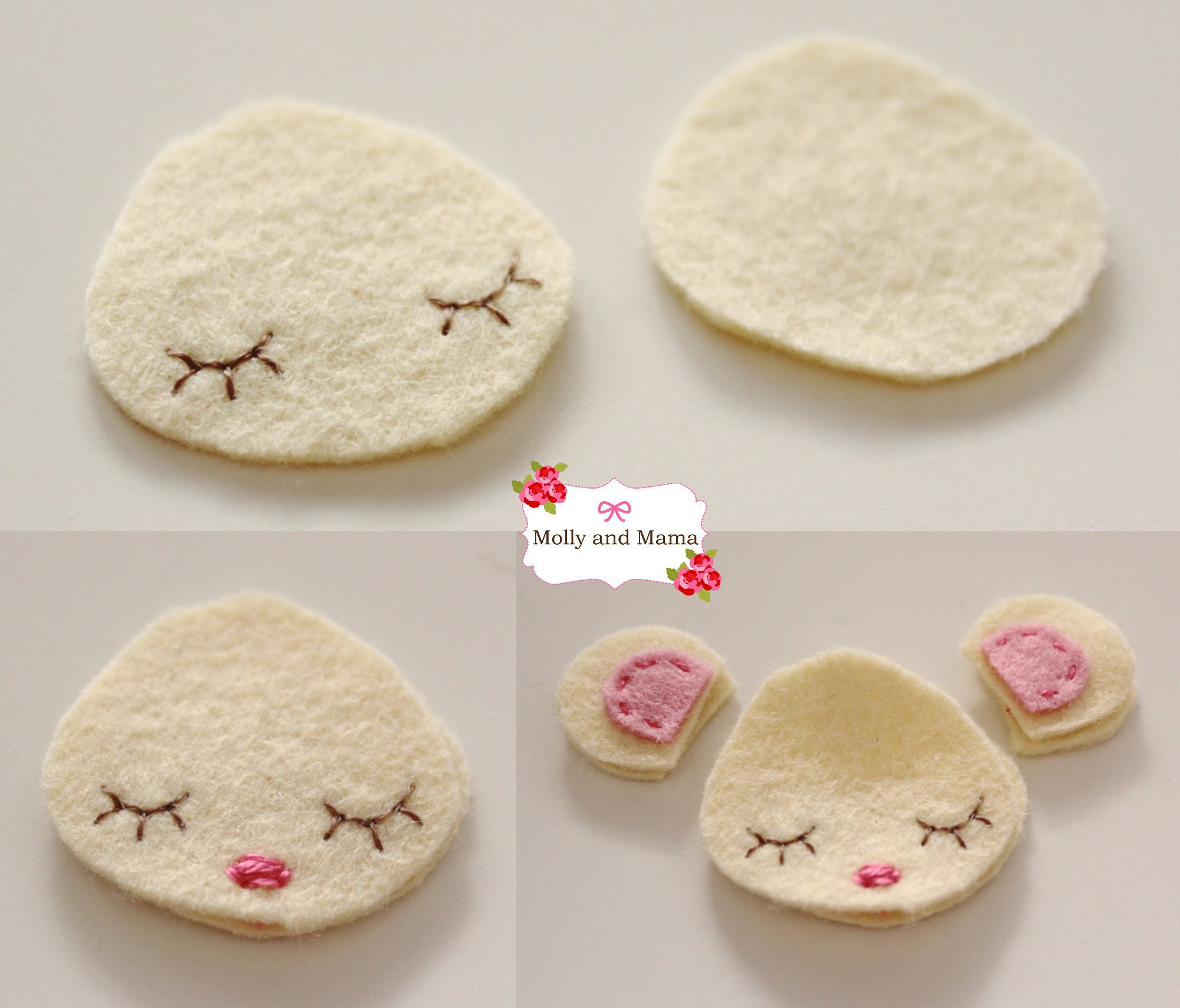 Christmas Mouse and Stocking Tutorial from Molly and Mama