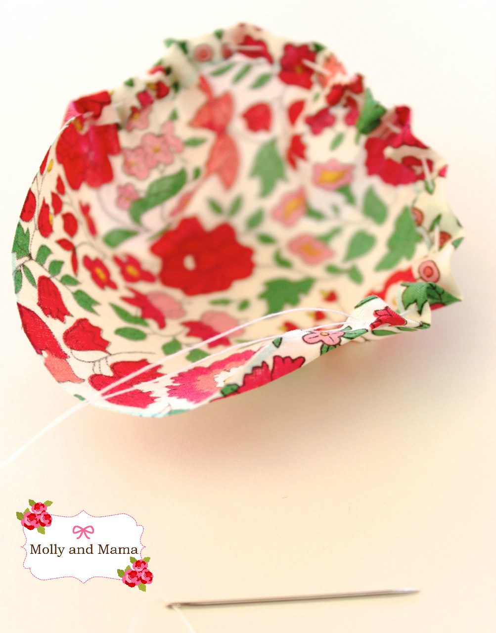 Molly and Mama Bunny Appliqué Tutorial - make a yo yo