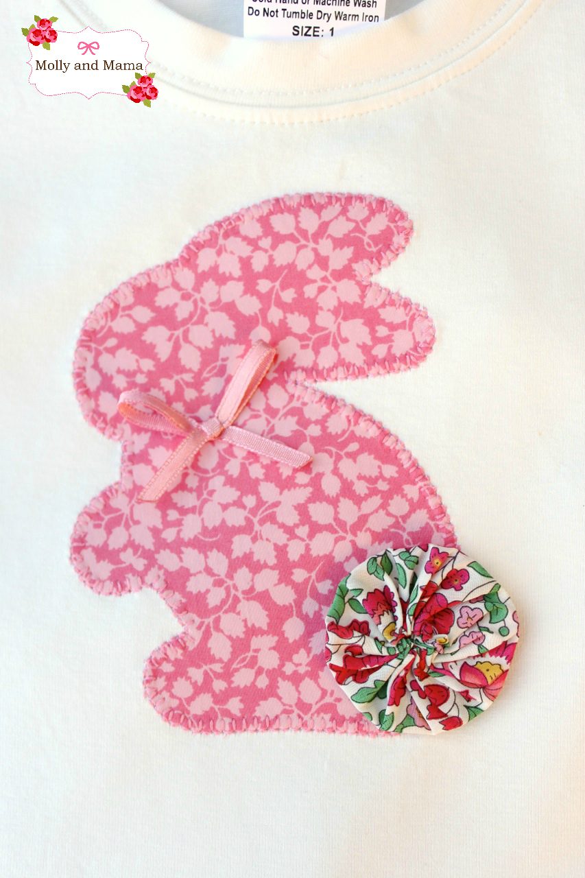 Molly and Mama Bunny Appliqué Tutorial