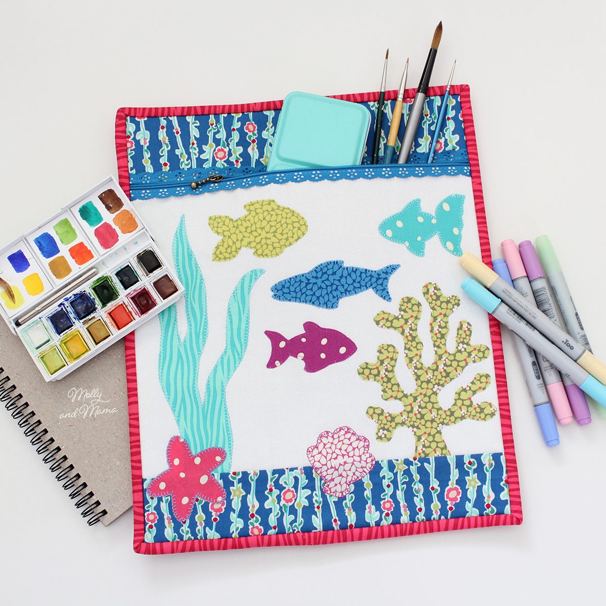 Sea Life Pouch Tutorial with Thermoweb